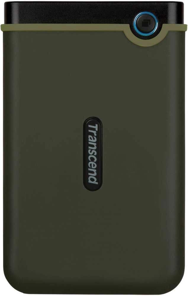 Transcend Portable HDD 2TB StoreJet 25M3S, USB 3.1 gen.1, Милитари зеленый (тонкий)