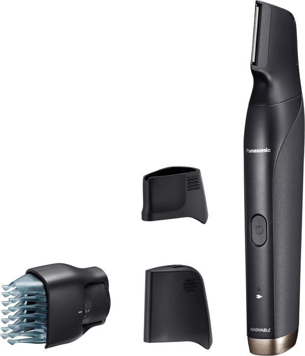 Триммер Panasonic ER-GD61-K520 черный/серебристый (насадок в компл:2шт)