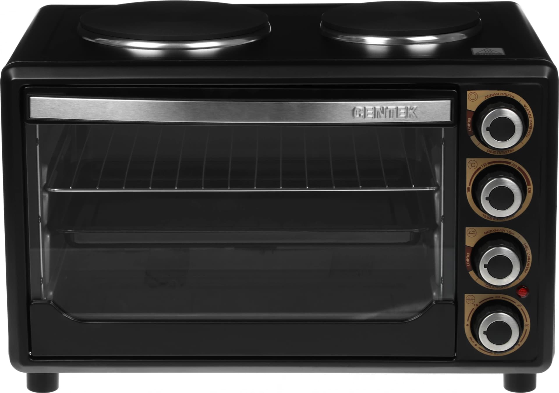 Мини-печь Centek CT-1530-36 36л. 1600Вт черный