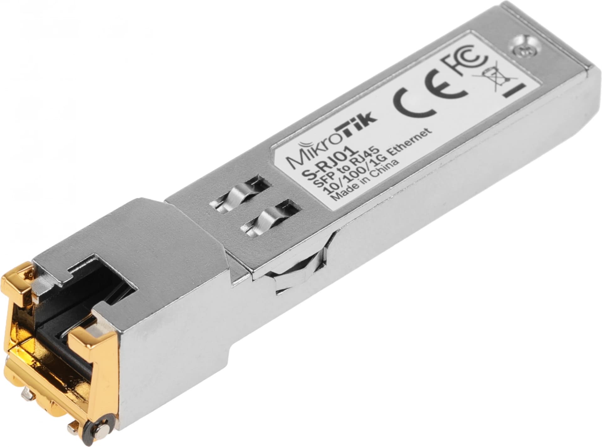 Модуль 1GBE RJ45 SFP S-RJ01 MIKROTIK
