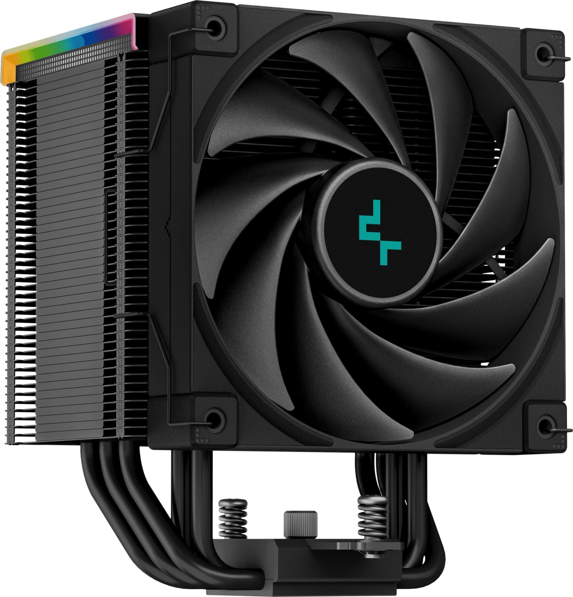 Устройство охлаждения(кулер) Deepcool AK500 Digital ARGB Soc-AM5/AM4/1200/1700/1851 черный 4-pin 25.9-28dB Al+Cu LCD 240W 1291gr Ret (R-AK500-BKADMN-G)