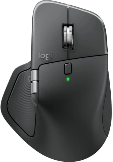 Мышь Logitech MX Master 4 графитовый оптическая 8000dpi беспров. BT/Radio USB для ноутбука 8but (910-007565)
