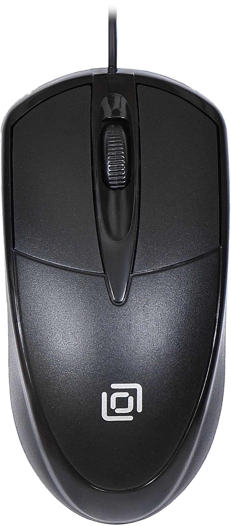 Мышь Оклик 125M черный оптическая 1200dpi USB 3but