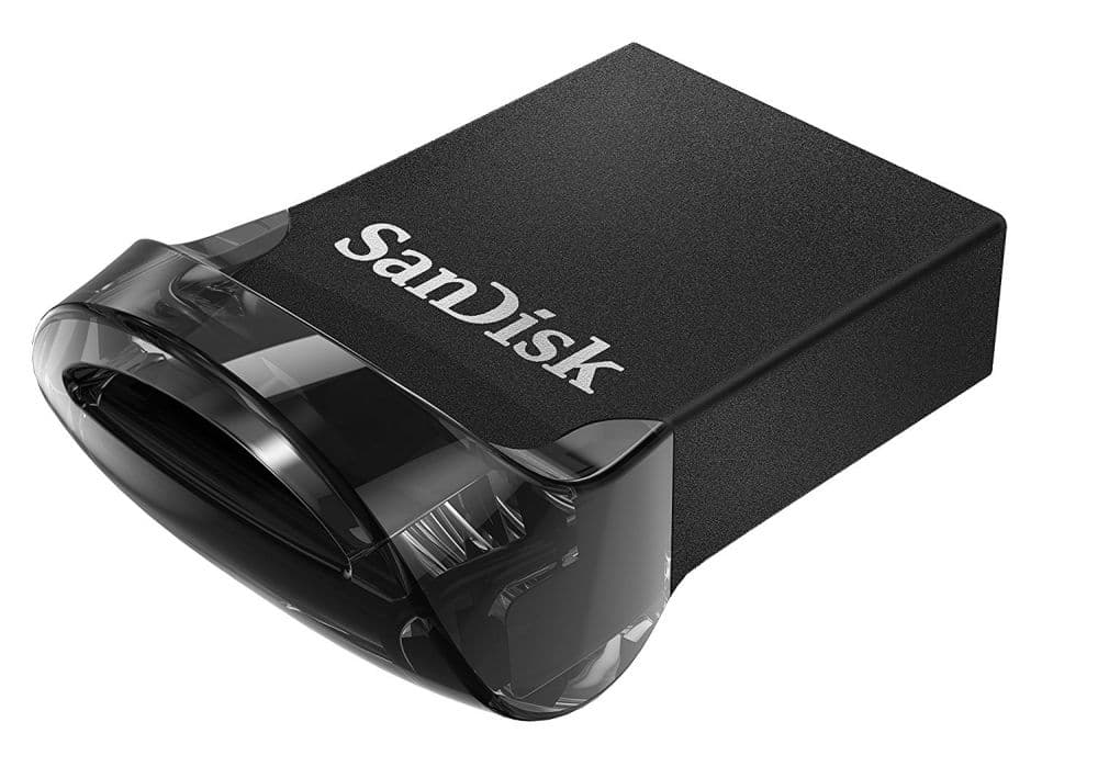 Флешка USB Sandisk CZ430 ULTRA FIT (SDCZ430-256G-G46), 256Gb, USB 3.1, R/W 130/40, черный