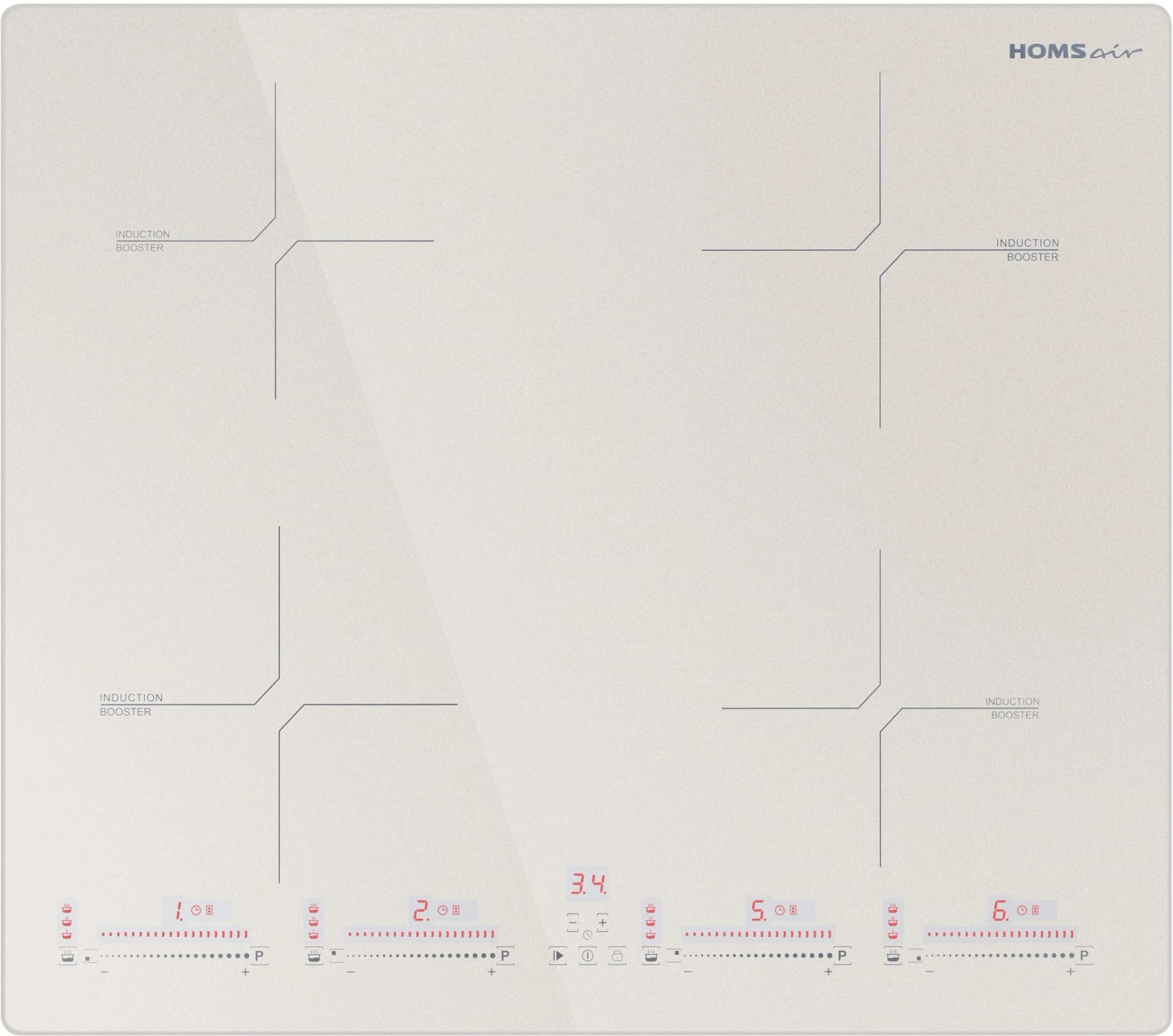 Индукционная варочная поверхность HomsAir HIC64SBG бежевый