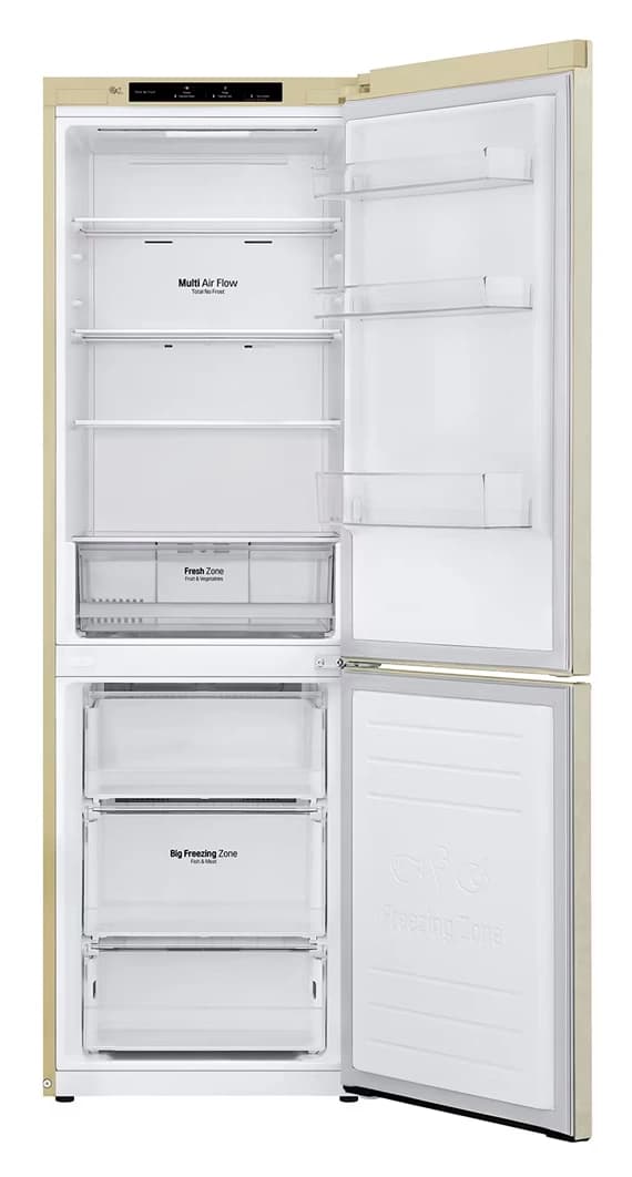 Холодильник LG GC-B459SECL 2-хкамерн. бежевый инвертер