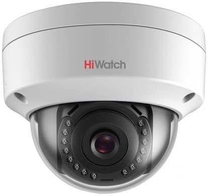 HiWatch DS-I452L(B) IP-камера уличная купольная 4Мп 2.8мм ColorVu