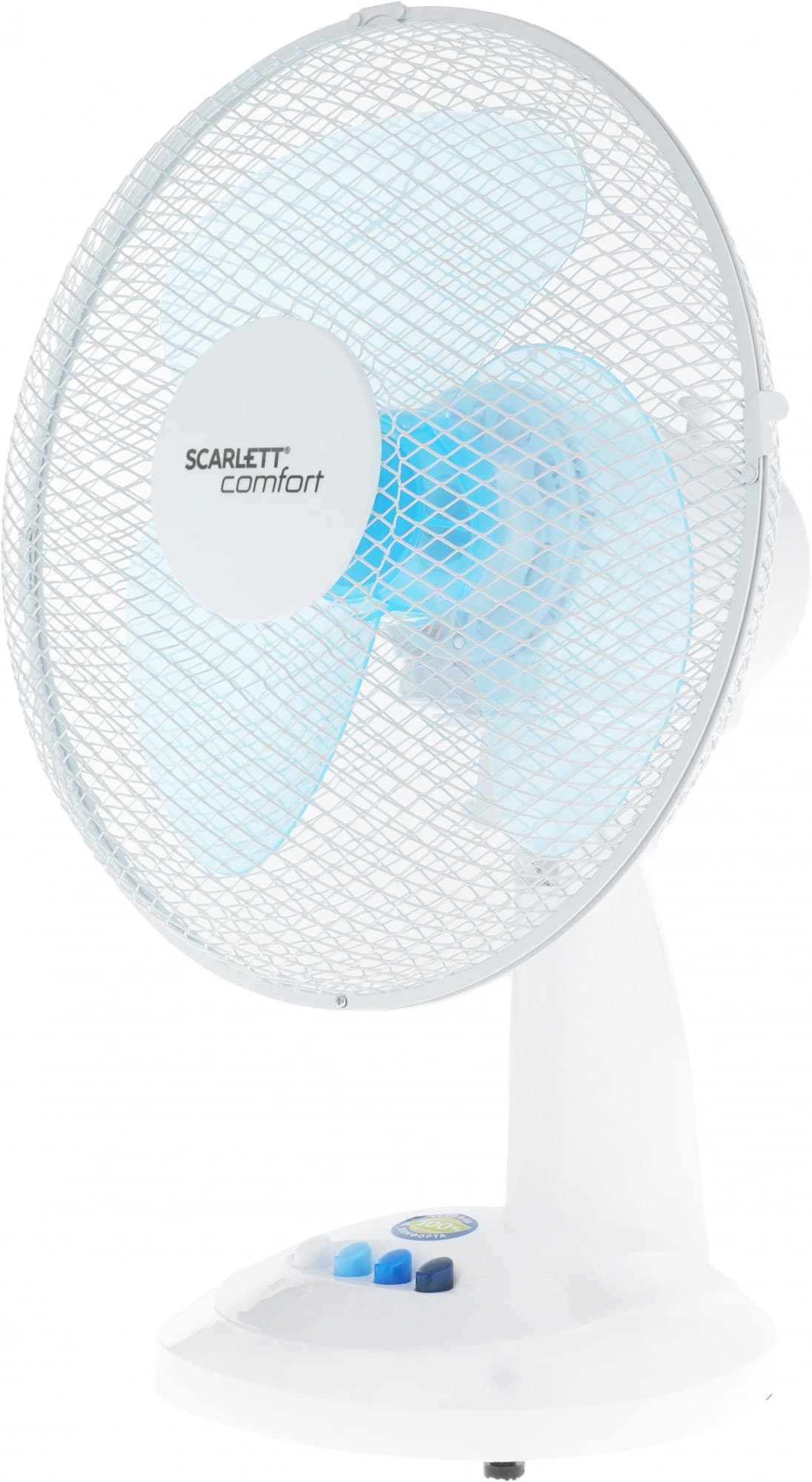Вентилятор настольный Scarlett SC-DF111S07 38Вт скоростей:3 белый