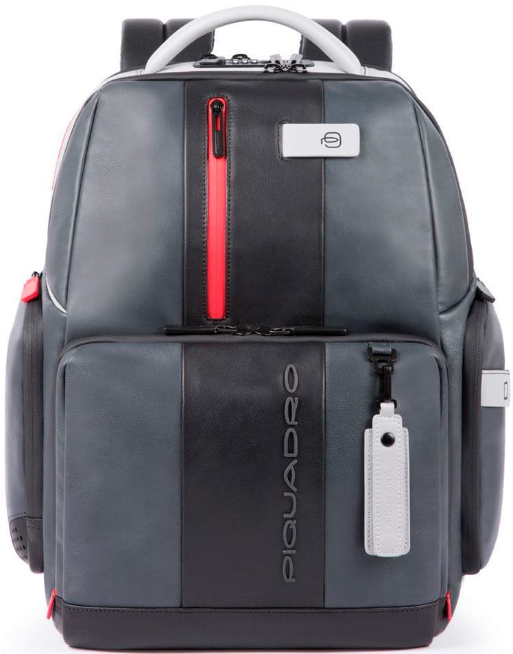 Рюкзак Piquadro Urban CA4550UB00BM/GRN серый/черный натур.кожа