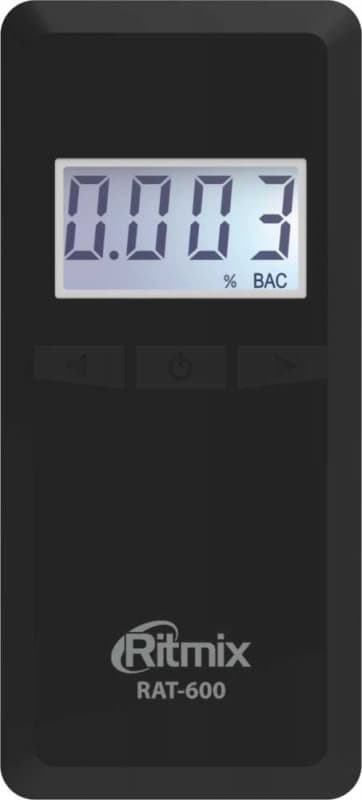 Ritmix RAT-600 Алкотестер электрохимический черный
