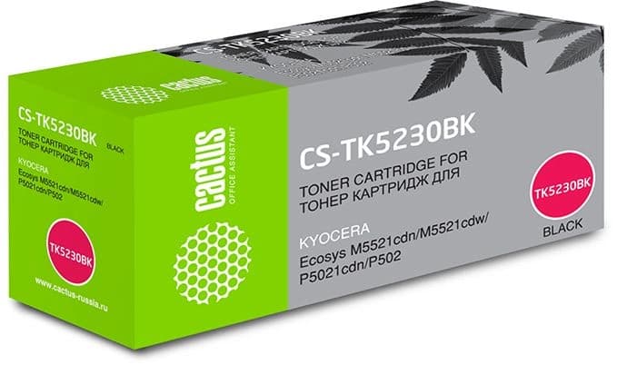 Картридж Cactus CS-TK5230BK Black