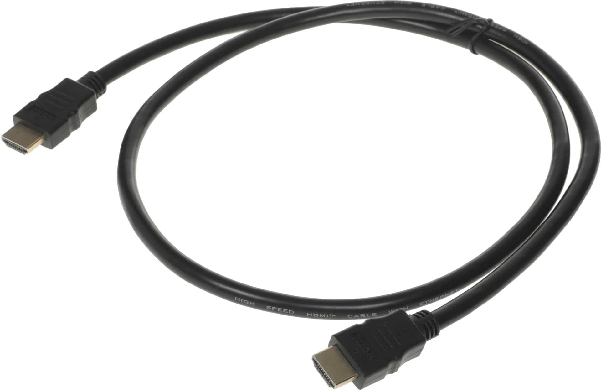 Кабель аудио-видео Buro HDMI (m)/HDMI (m) 1м. Позолоченные контакты черный (BHP HDMI 2.0-1)