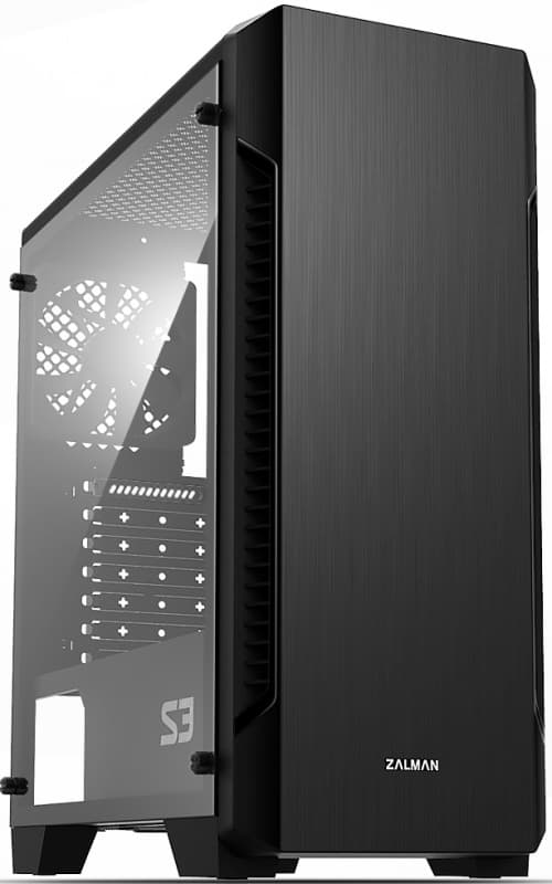 Корпус Zalman S3 черный без БП ATX 7x120mm 2xUSB2.0 1xUSB3.0 audio bott PSU