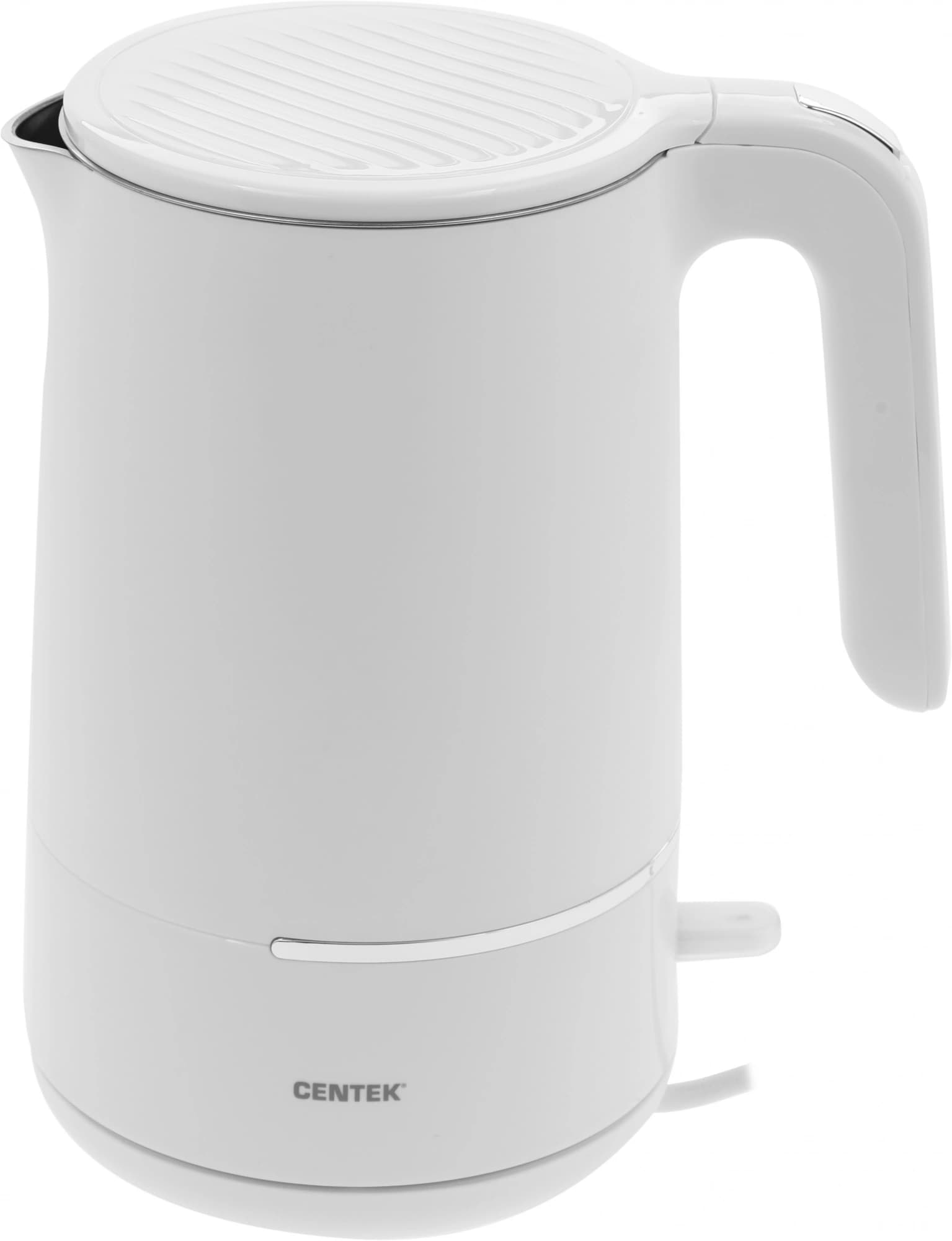 Чайник электрический Centek CT-1012 1.5л. 2200Вт белый корпус: пластик