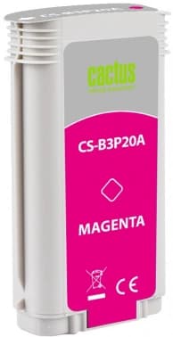 -/ Картридж струйный Cactus CS-B3P20A №727 пурпурный (130мл) для HP DJ T920/T1500/T2530