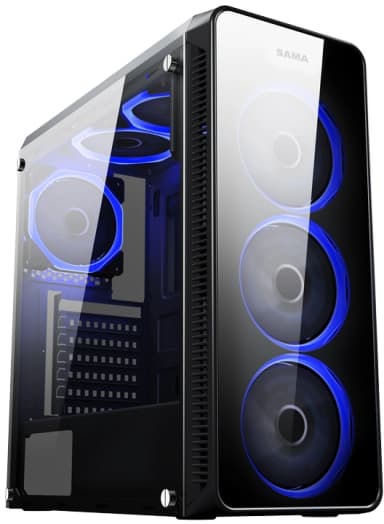Корпус Accord ACC-JPX черный без БП ATX 6x120mm 2xUSB2.0 1xUSB3.0 audio bott PSU