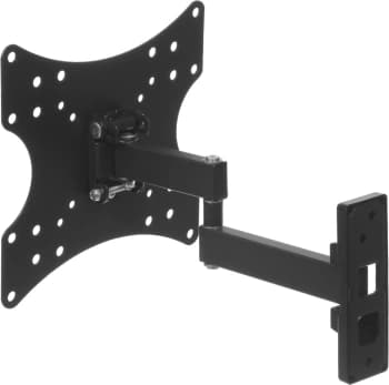 Кронштейн для телевизора Ultramounts UM877 черный 23"-42" макс.20кг настенный поворотно-выдвижной и наклонный