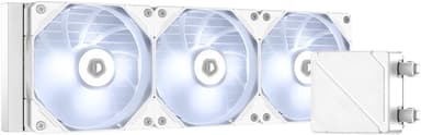 Система водяного охлаждения ID-Cooling Dashflow 360 Basic одноцветная Soc-AM5/AM4/1151/1200/2066/1700 белый 4-pin 15.2-35.2dB Al+Cu 350W Ret (DASHFLOW 360 BASIC WHITE)