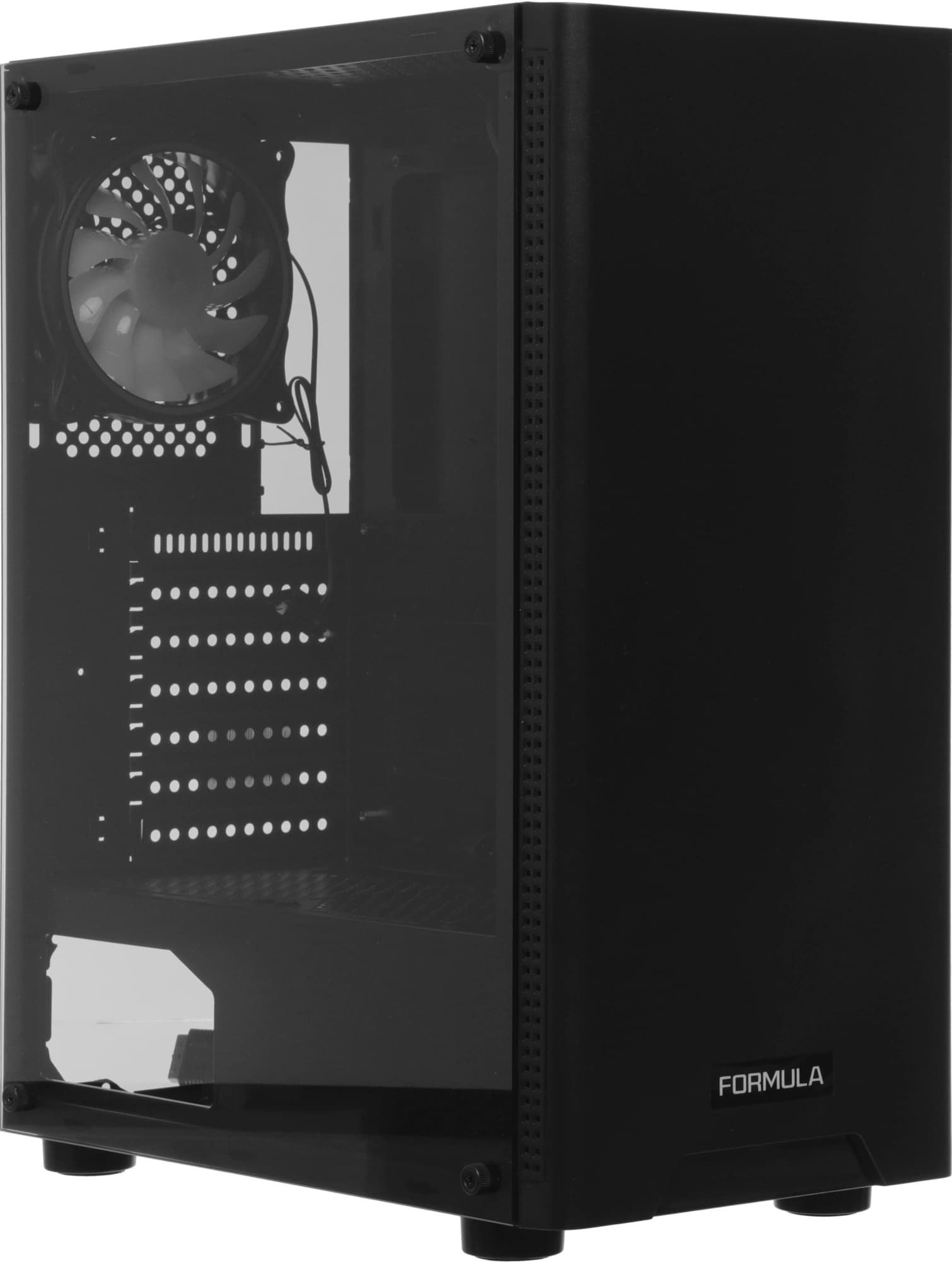 Корпус Formula CL-3301B TG черный без БП ATX 7x120mm 2xUSB2.0 1xUSB3.0 audio bott PSU