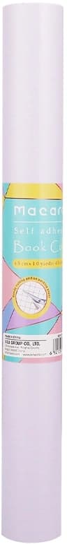 Пленка Deli EZ75319 Macaron для учебника с липк.сл. ПП гладкая прозр. 450мм x 9.1м