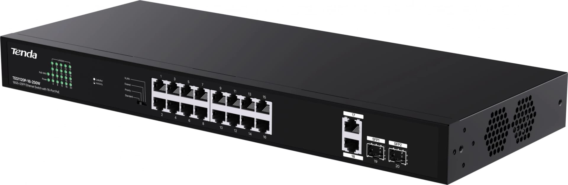 Tenda TEG1120P-16-250W