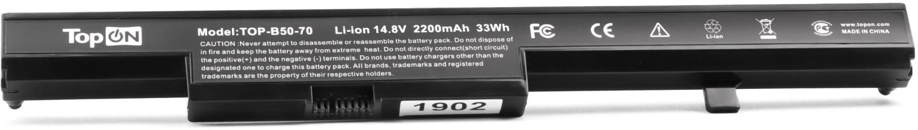Батарея для ноутбука TopON TOP-B50-70 14.8V 2200mAh Li-Ion