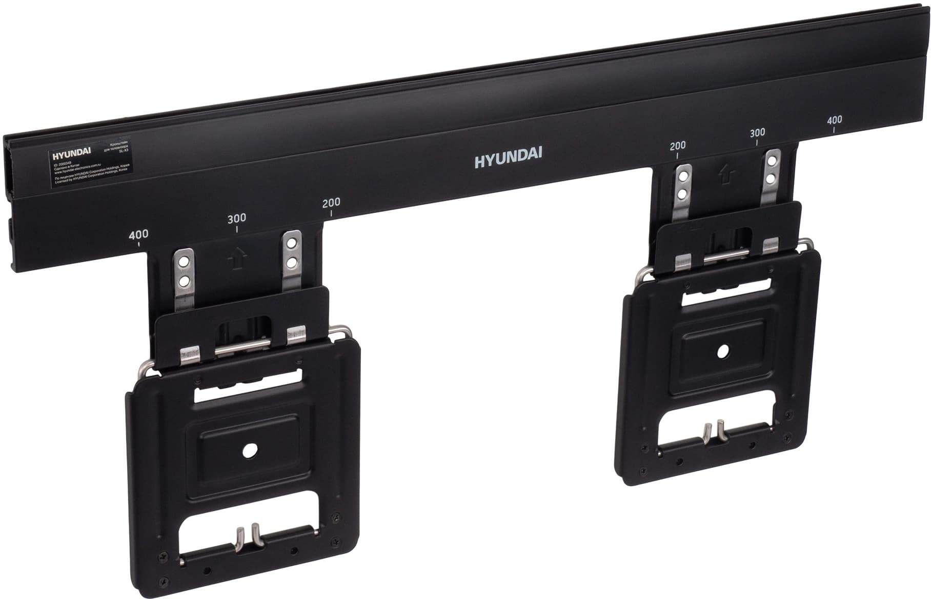Кронштейн для телевизора Hyundai SL-X3 черный 32"-65" макс.75кг настенный фиксированный