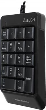 Числовой блок A4Tech FK13P черный USB slim для ноутбука (FK13P BLACK) кабель 1.5м