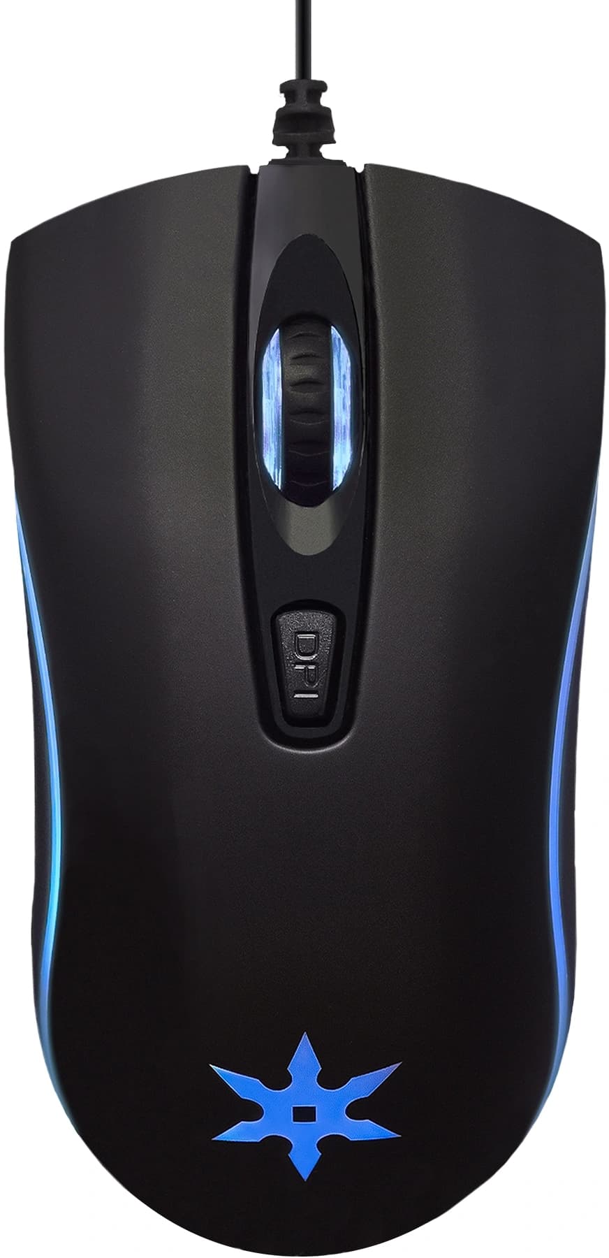 Мышь Оклик 704G TOKUGAWA черный оптическая 1600dpi USB 4but