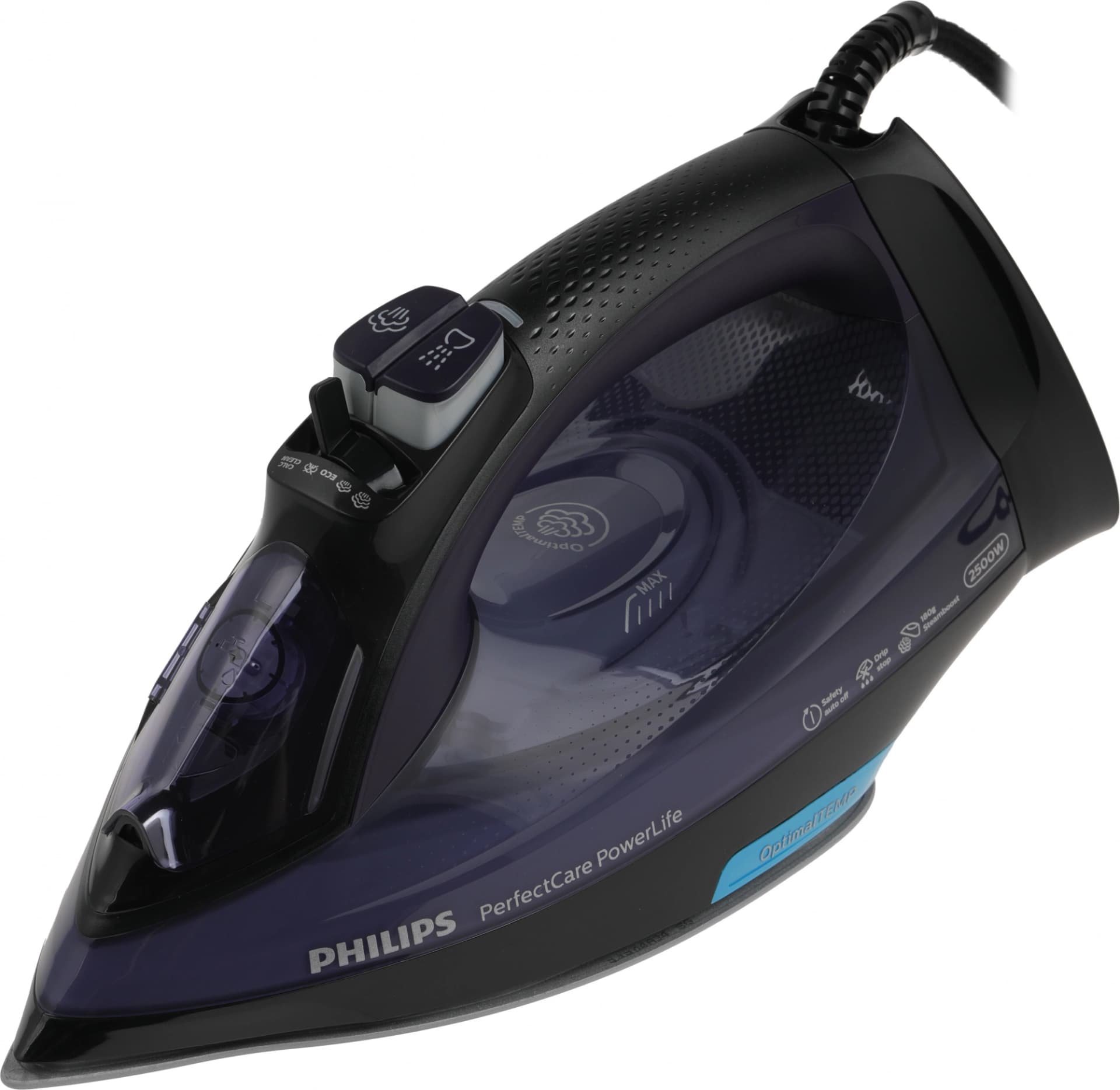 Утюг Philips PerfectCare GC3925/30 2500Вт синий/черный
