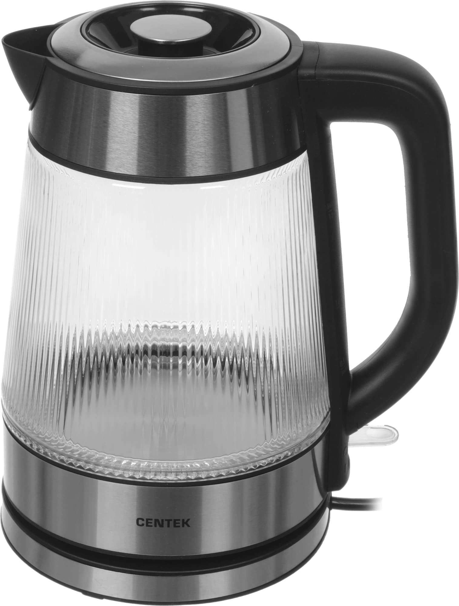 Чайник электрический Centek CT-0013 1.8л. 2200Вт серебристый корпус: стекло/пластик