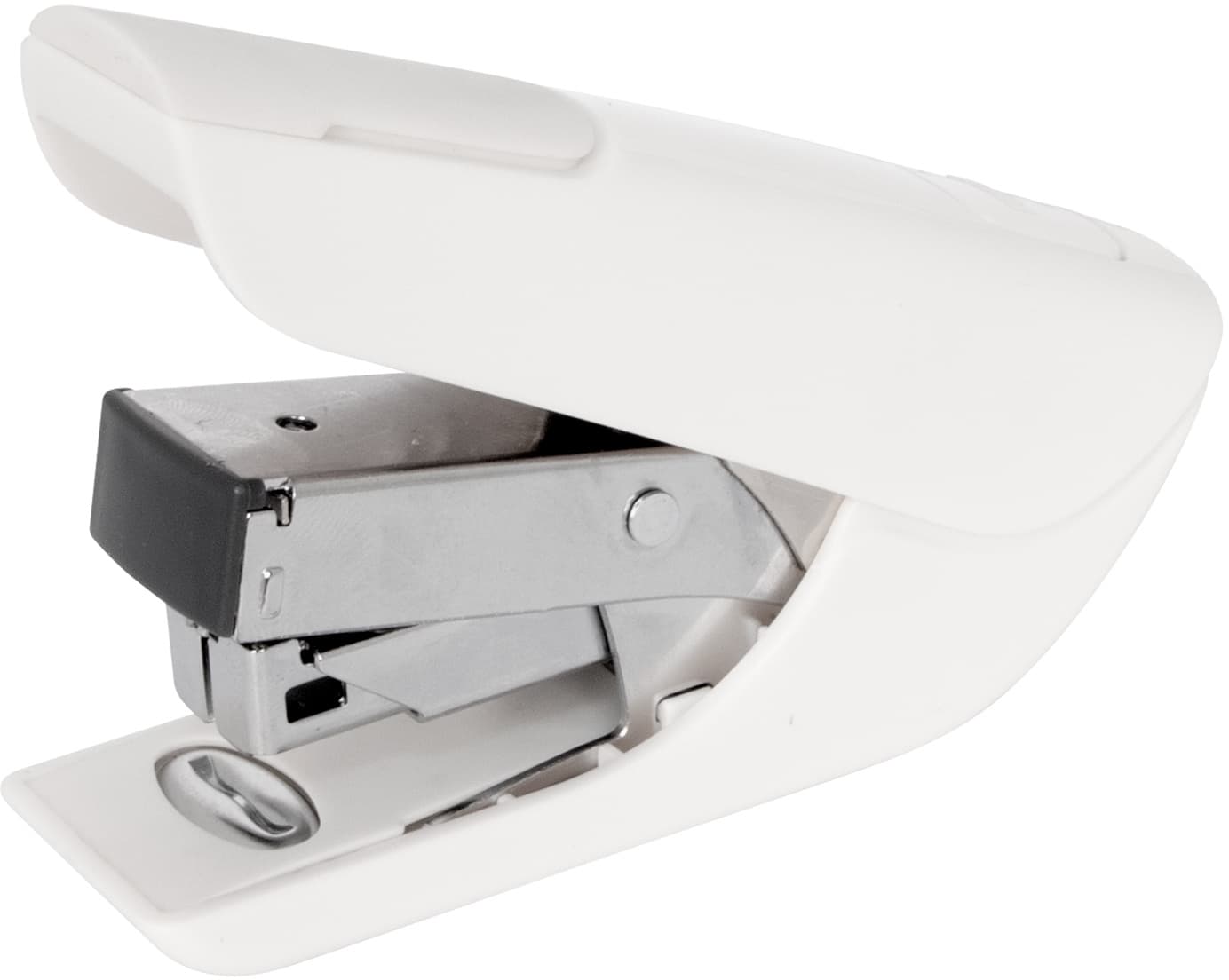 Степлер Kw-Trio 0556B-WHT Mini Air touch 24/6 26/6 (20листов) белый 50скоб пластик закрытый коробка