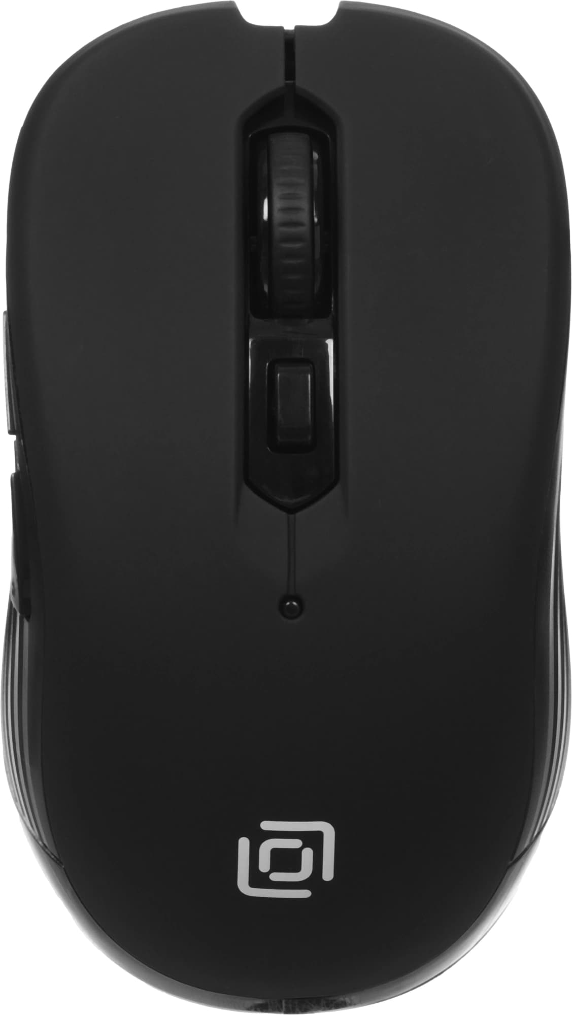 Мышь Оклик 610MWC черный оптическая 1600dpi беспров. USB/USB-C для ноутбука 6but