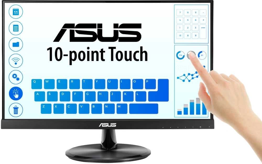 Монитор ASUS 21.5" VT229H IPS FHD(1920x1080) 75Hz HDMI VGA USB 5ms 250cd/㎡ 16:9