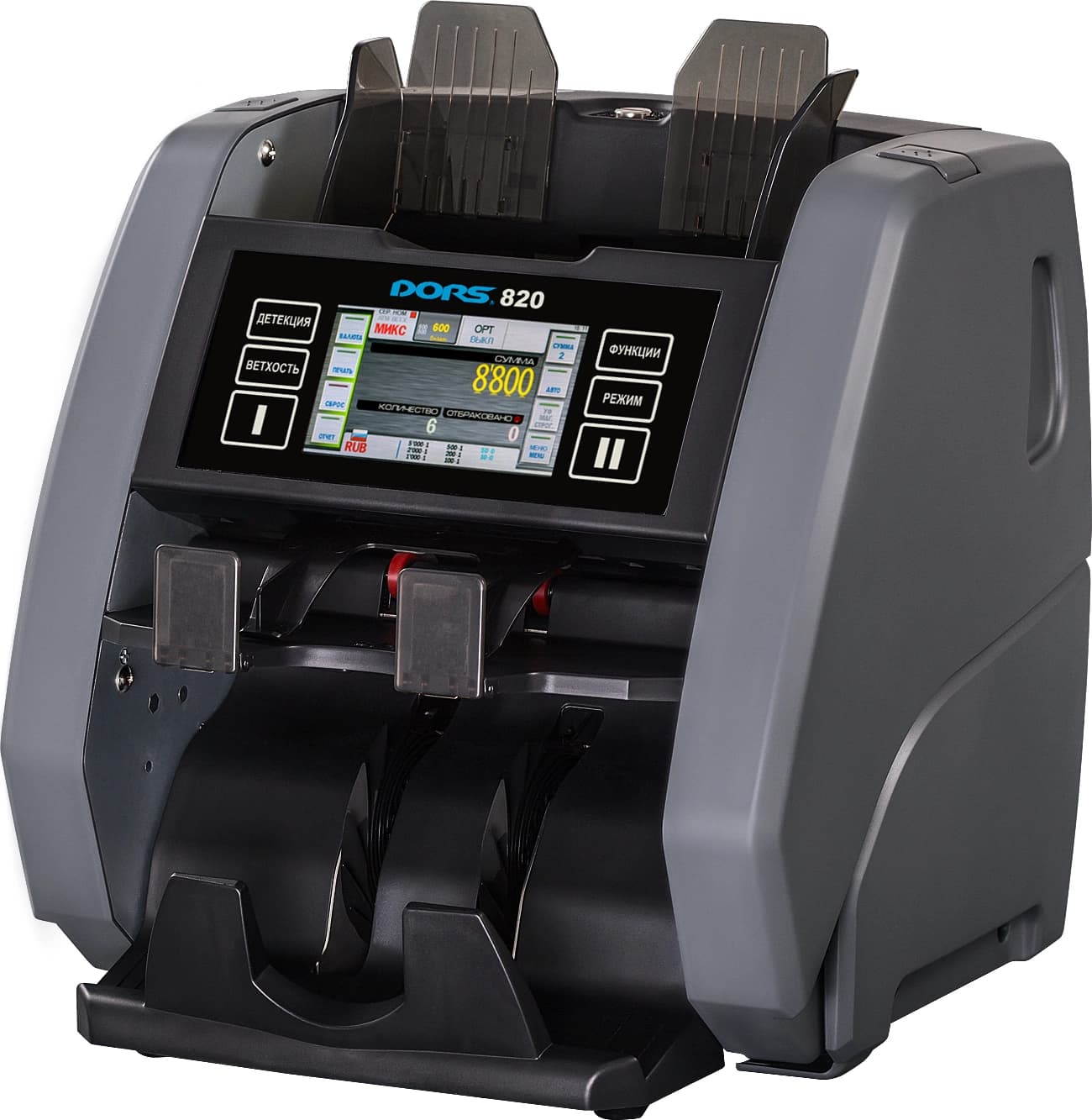 Счетчик банкнот Dors 820 S5/RUS1 рублевый FRZ-046543/SYS-052693