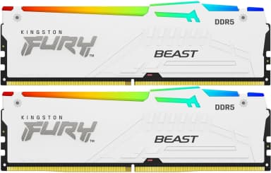 Память DDR5 2x16GB 6800MHz Kingston KF568C34BWEAK2-32 Fury Beast RGB RTL Gaming PC5-54400 CL34 DIMM 288-pin 1.4В kit dual rank с радиатором Ret