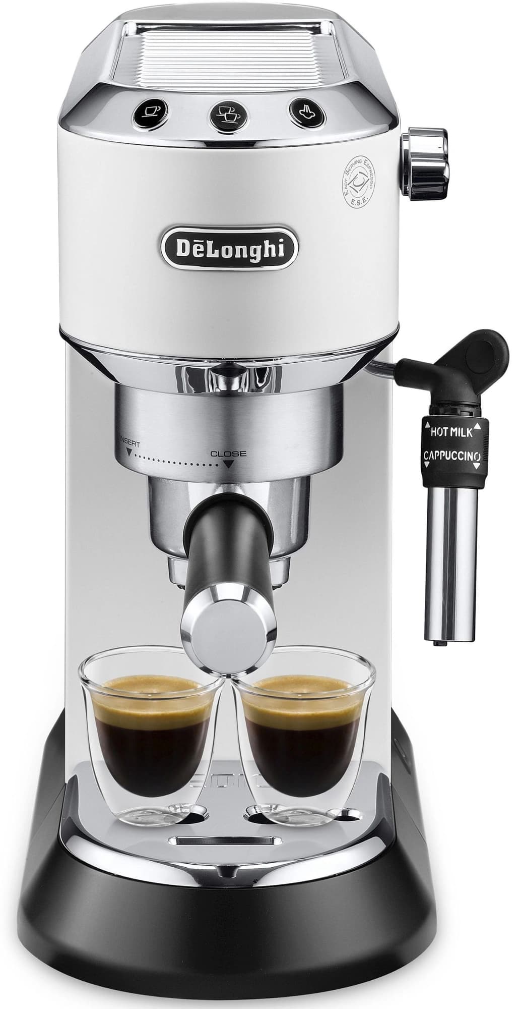 Кофеварка рожковая Delonghi EC685.W 1350Вт белый