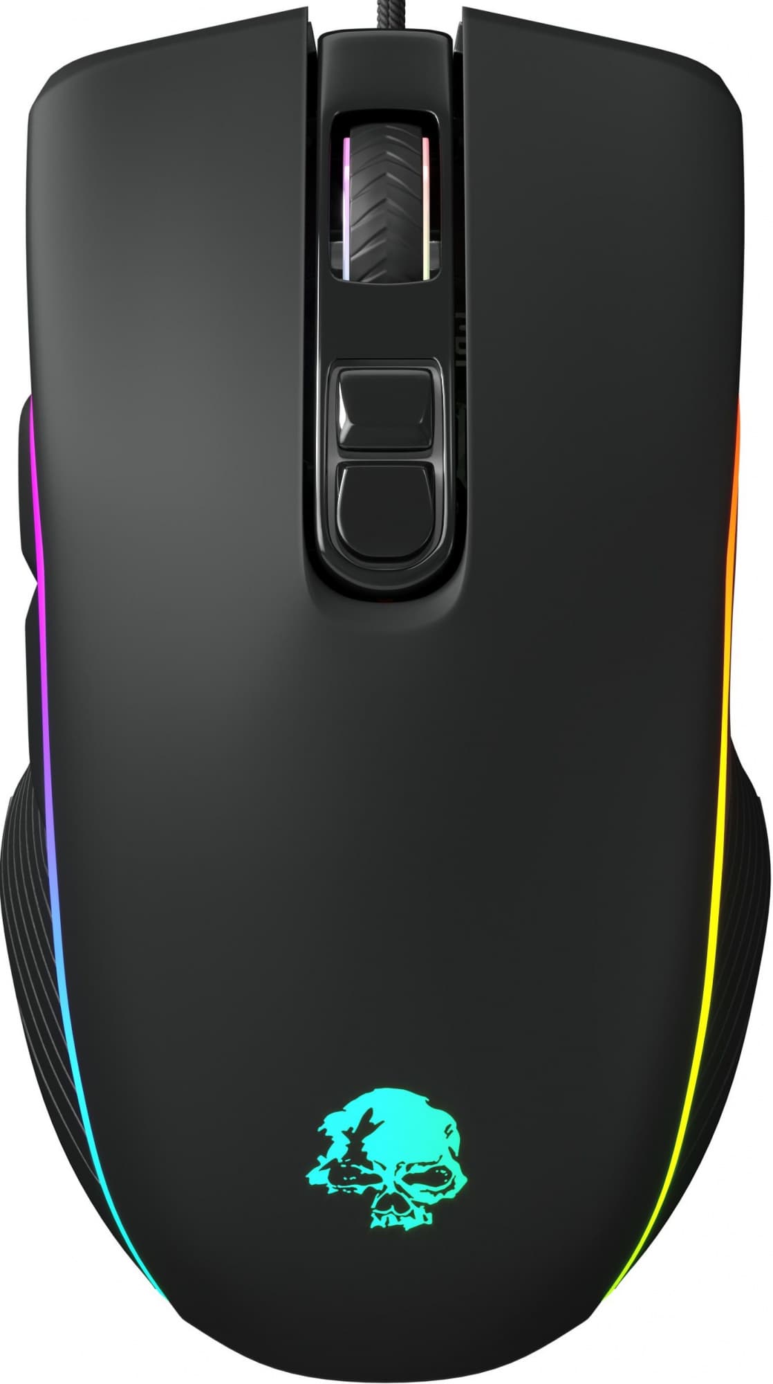 Мышь Оклик 708G MYSTERY черный оптическая 3200dpi USB 7but
