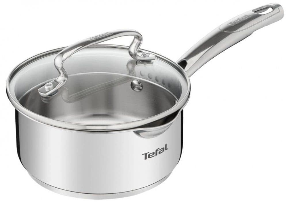 Ковш Tefal Duetto+ G7192255 d=16см (с крышкой) серебристый