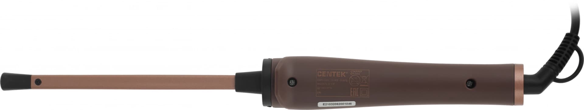Щипцы Centek CT-2092 35Вт черный/бежевый макс.темп.:200С покрытие:керамическое