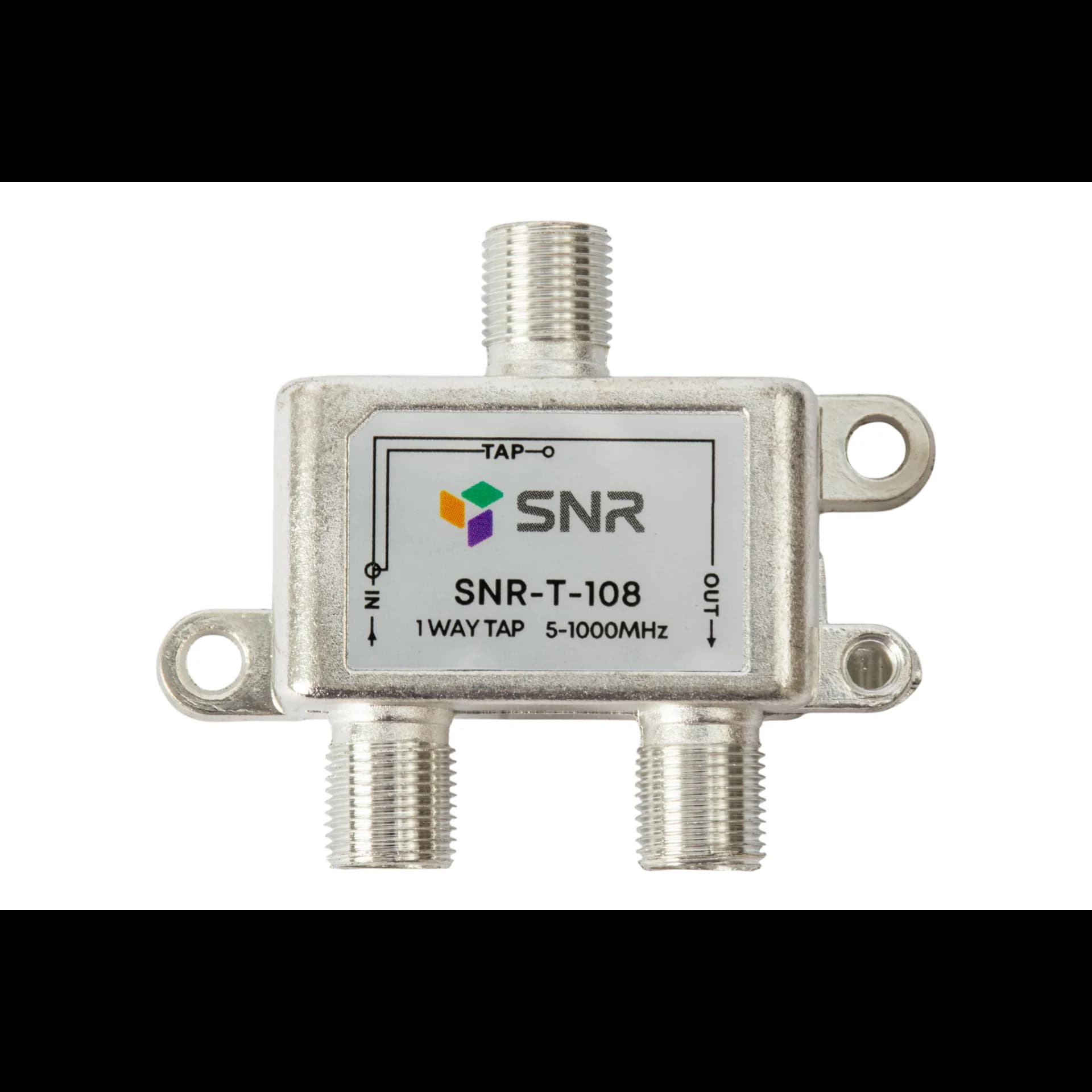 Ответвитель абонентский SNR-T-108 на 1 отвод вносимое затухание IN-TAP 8dB.