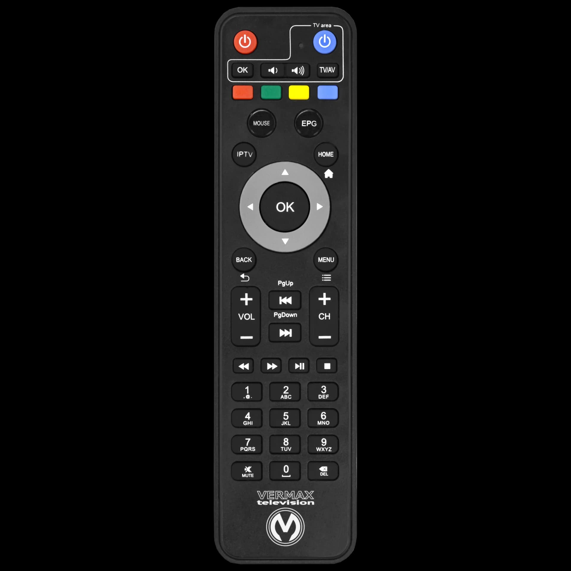 Пульт дистанционного управления для IPTV приставок Vermax семейства UHD