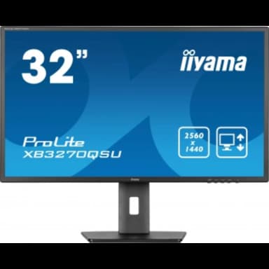 Монитор Iiyama 31.5" ProLite XB3270QSU-B1 черный IPS 16:9 HDMI M/M матовая HAS Piv 250cd 178гр/178гр