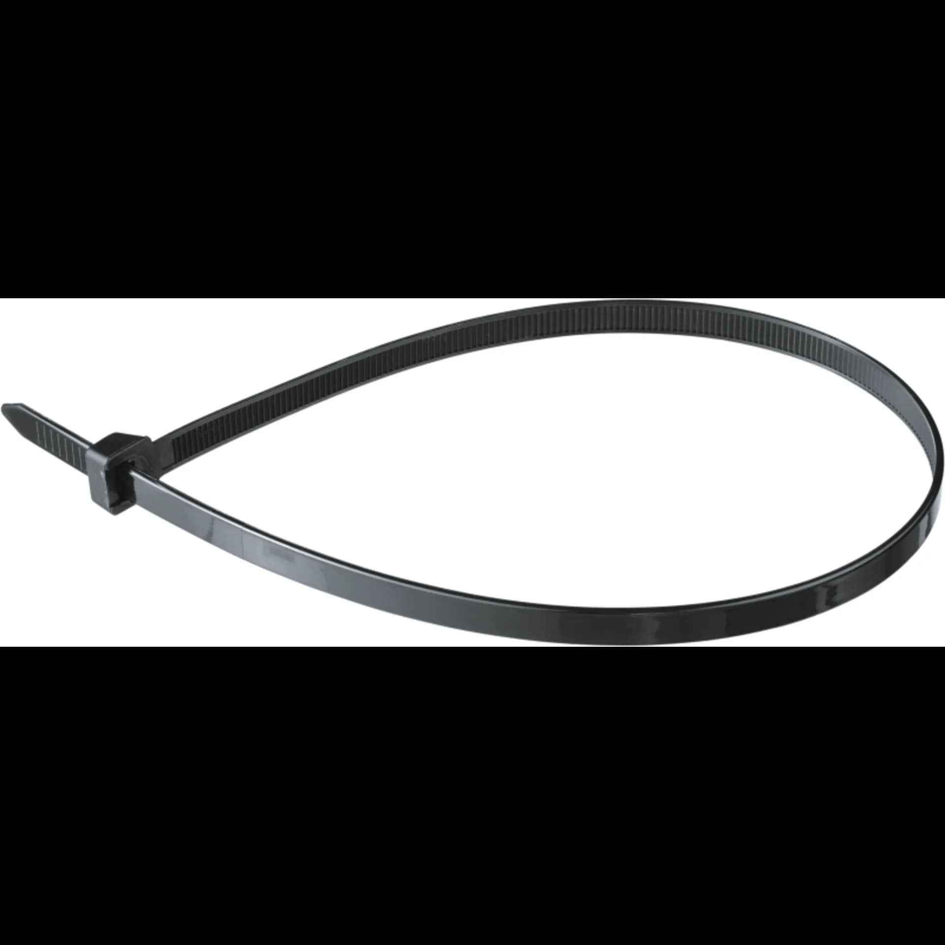 Хомут кабельный Navigator NCT-076-400-100/BL 7.6х400 нейл. черный (уп. 100 шт)