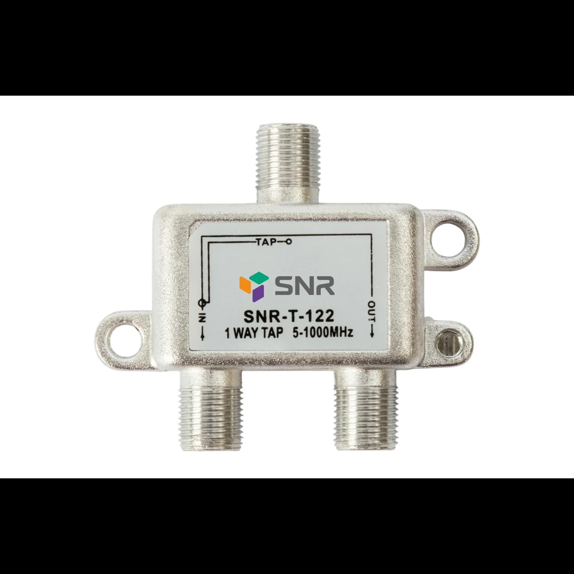 Ответвитель абонентский SNR-T-122 на 1 отвод вносимое затухание IN-TAP 22dB.