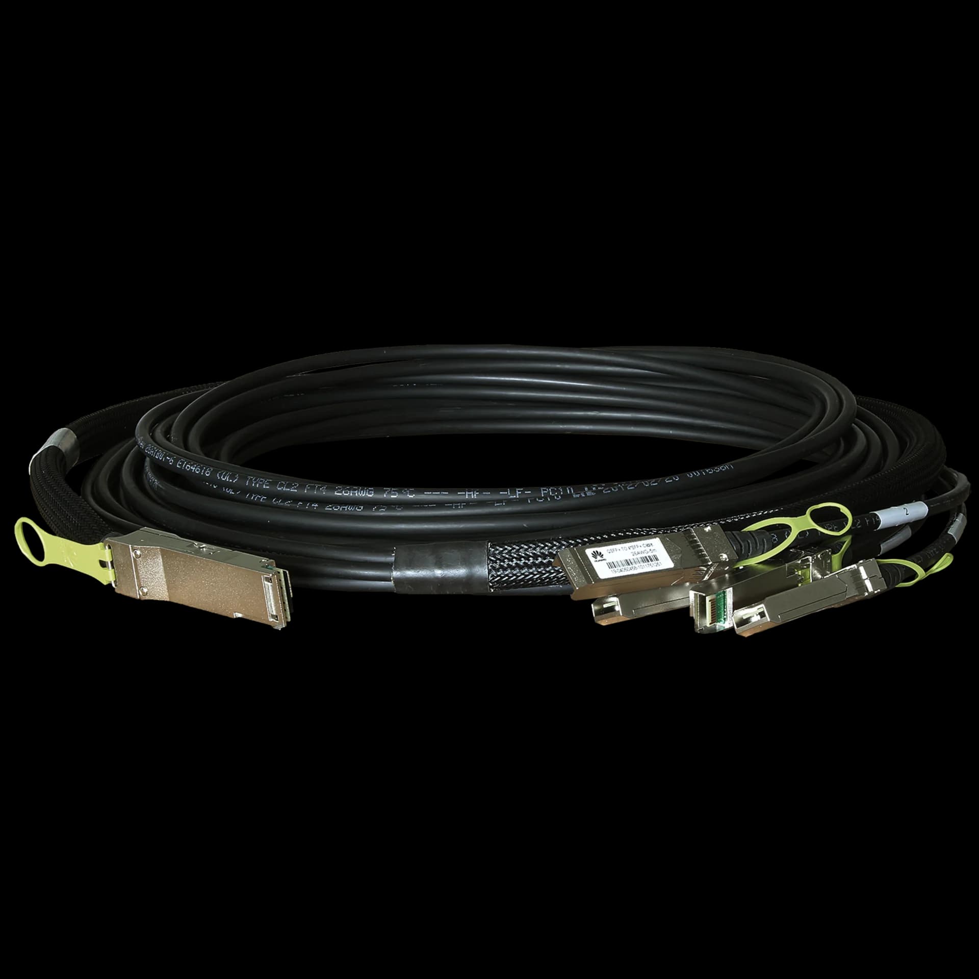 Кабель стекирования SFP+, Huawei QSFP-4SFP10G-CU5M