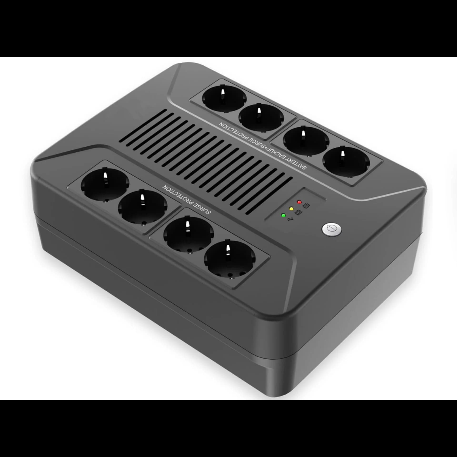 Источник бесперебойного питания Line-Interactive, 600 VA, LED, USB, 8 Schuko