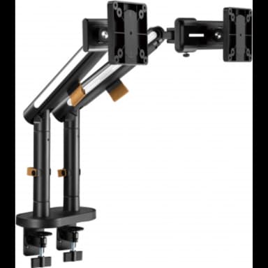 Кронштейн для мониторов Ultramounts UM727B черный 17"-32" макс.9кг крепление к столешнице поворот и наклон