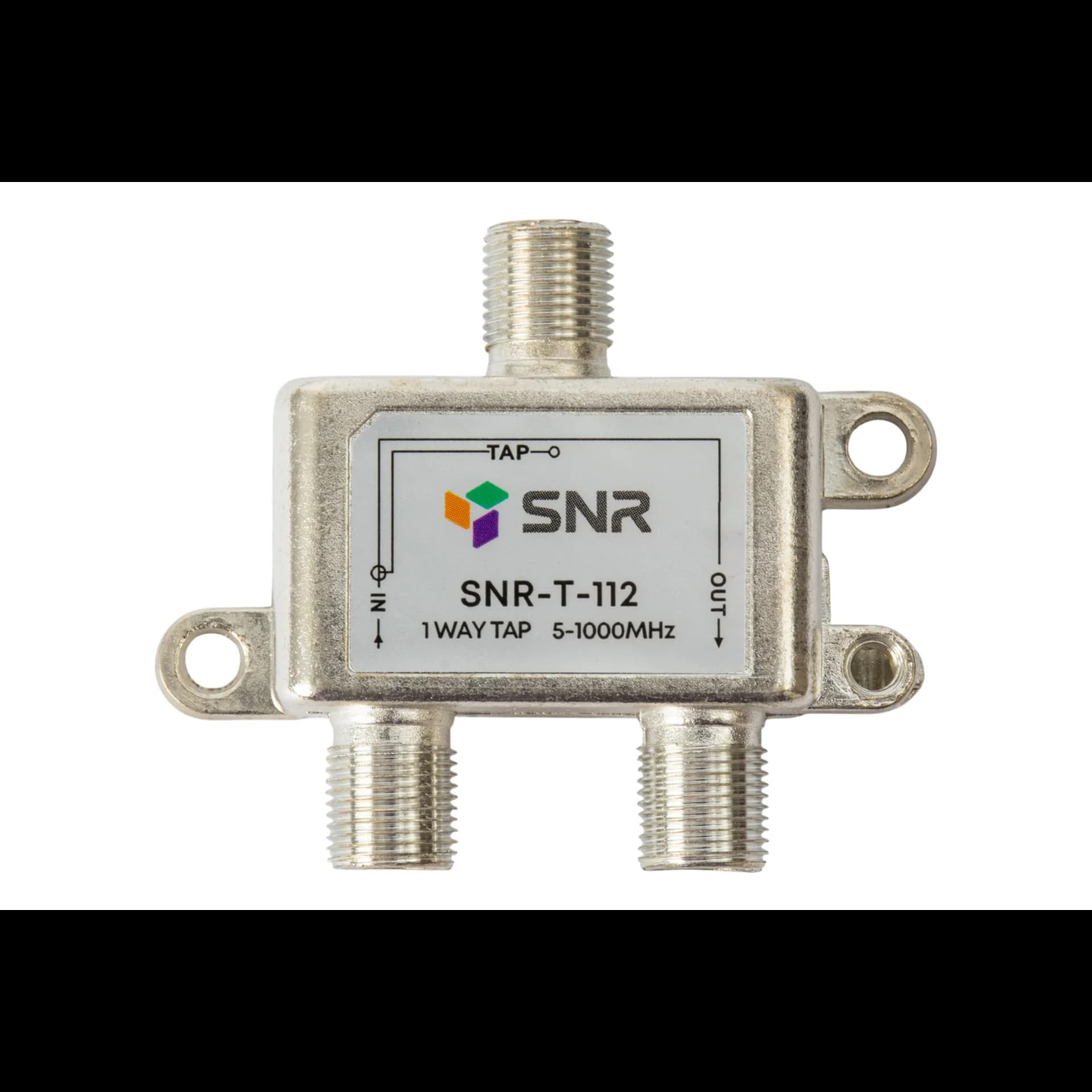 Ответвитель абонентский SNR-T-112 на 1 отвод вносимое затухание IN-TAP 12dB.