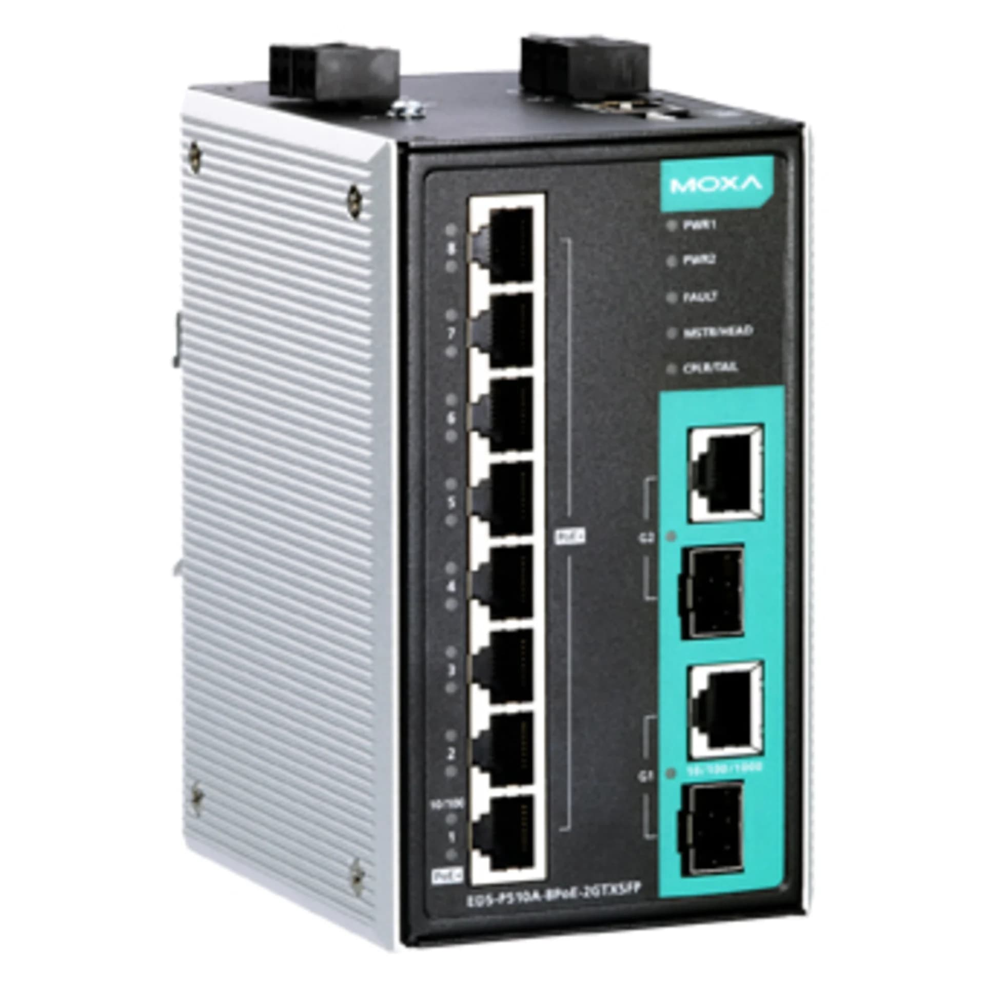 MOXA Коммутатор EDS-P510A-8PoE-2GTXSFP